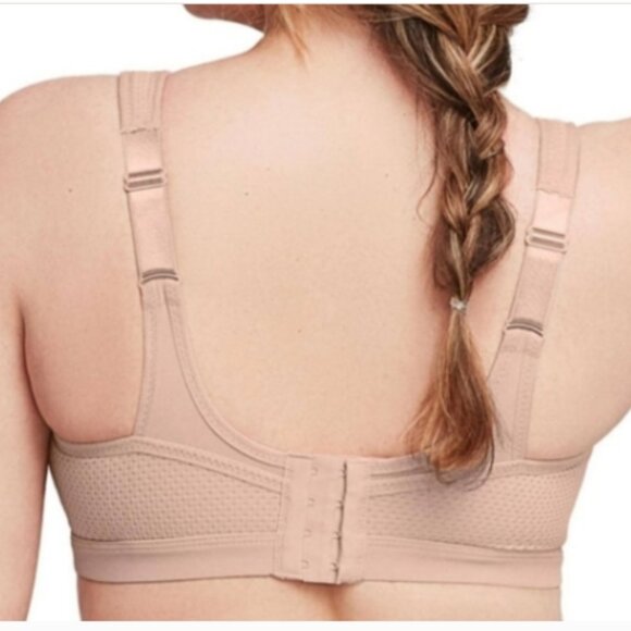 Glamorise Wonderwire Sports Bra 36DD | Nude High Impact 9066 EUC - Picture 2 of 12